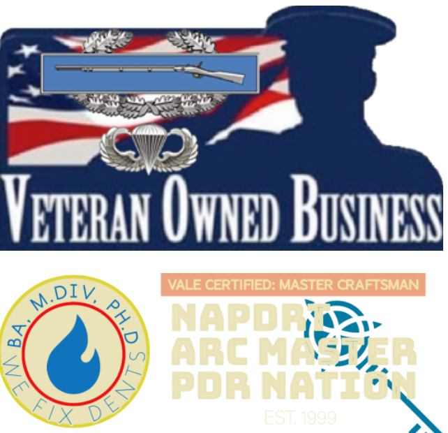 Company Logo with Image of Combat Veteran Owned Buisness BBB Accredited