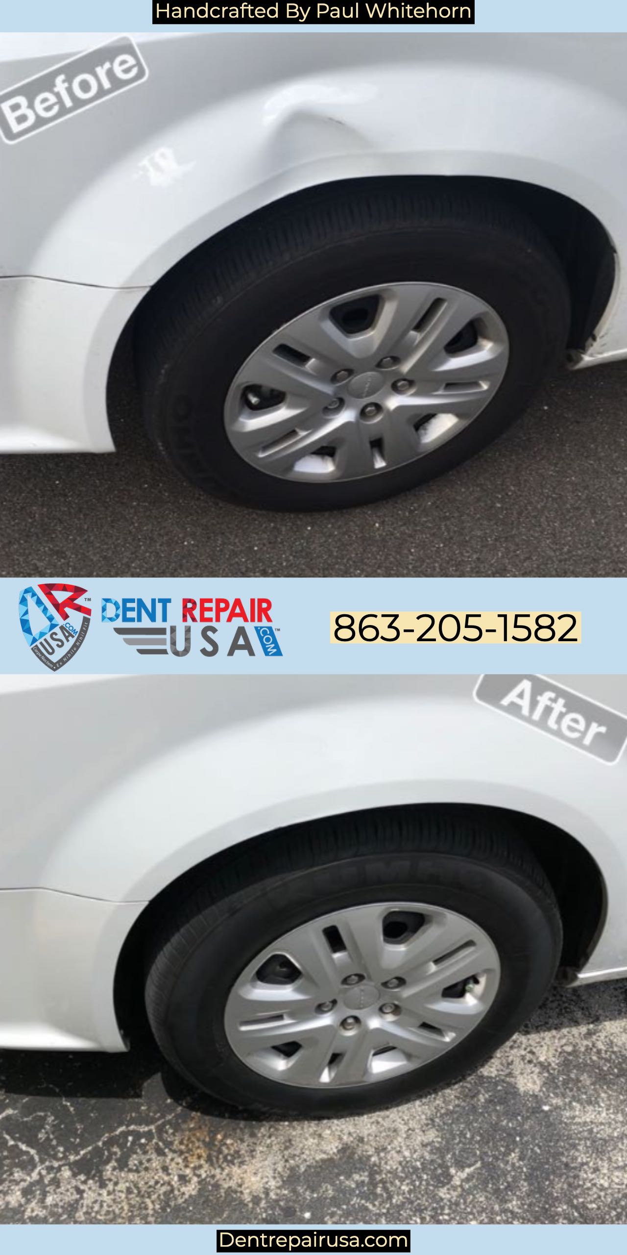  Fender Lip Auto Dent Removal 