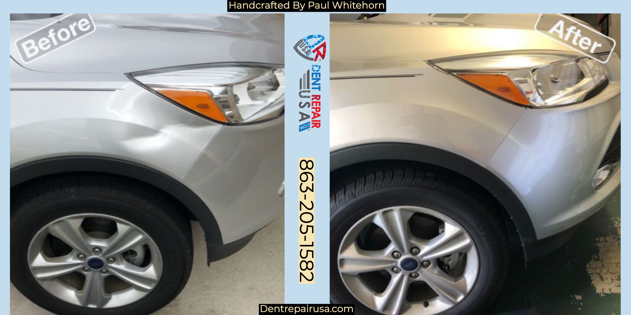  Large Fender Dent Super PDR 