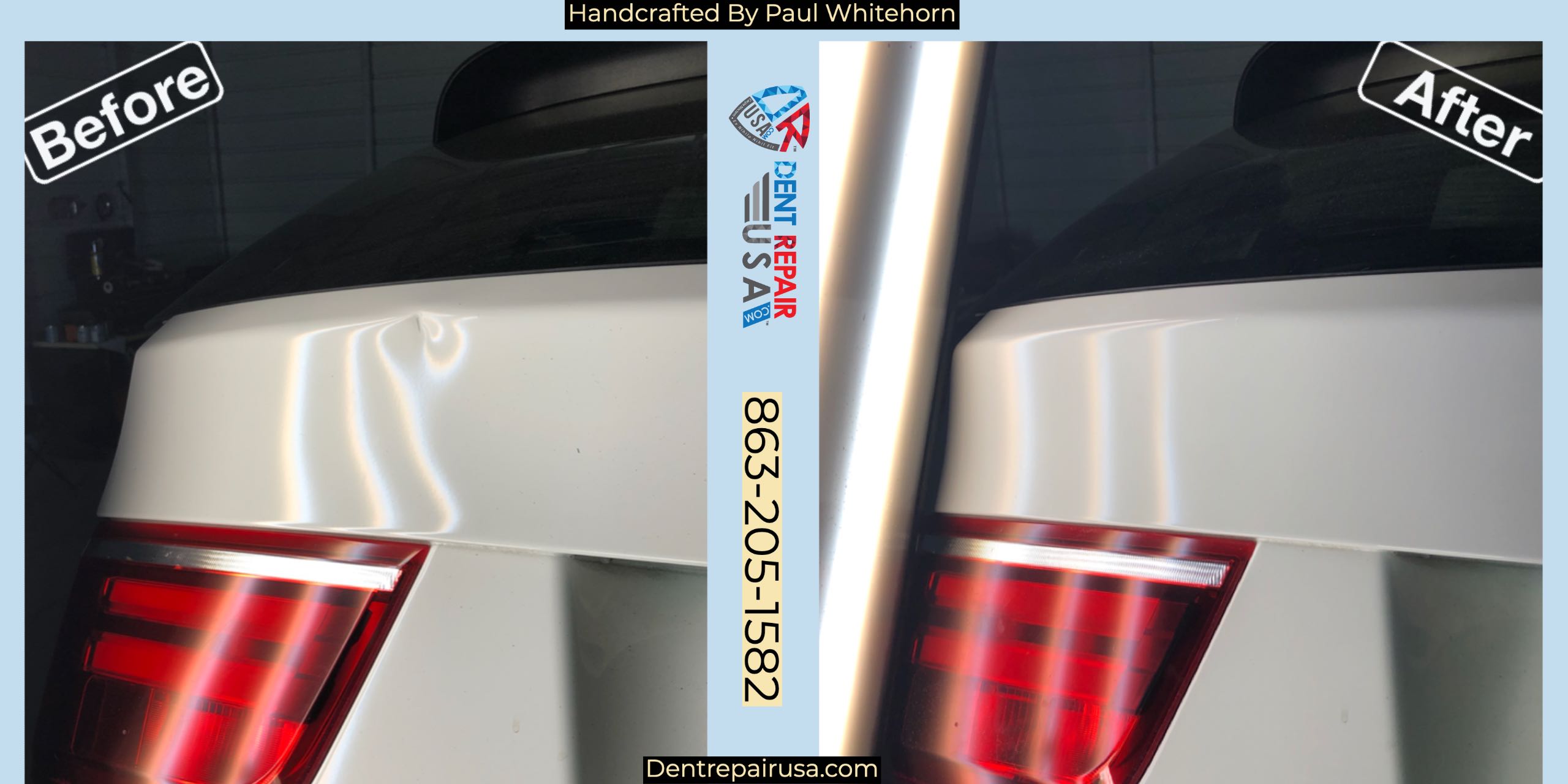  BMW Paintless Dent Repair Lakeland Florida Hatch  
